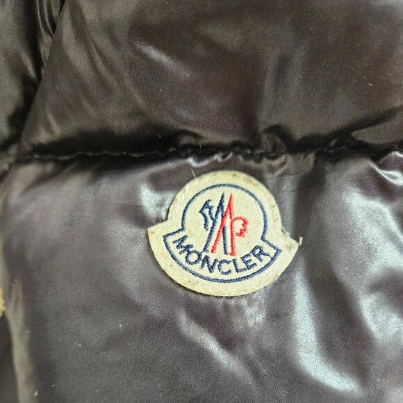 Moncler Joinville Quilted Puffer Down Long Jacket Black Size 2 - Picture 3 of 10